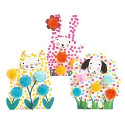 Alternative view of Dots  Pom-poms - In the grass