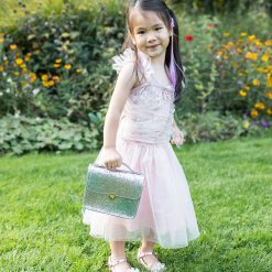 Brainkid Toys - Shiny Pink-Gold Glitter Clutch 8 Shiny Pink-Gold Glitter Clutch - Image 4