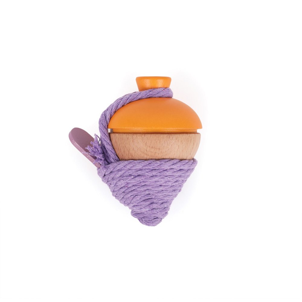 Brainkid Toys - Spinning Top with Rope - 4 designs 2 Spinning Top with Rope - 4 designs - Image 2