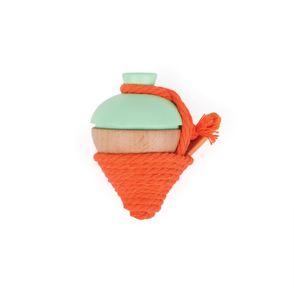 Brainkid Toys - Spinning Top with Rope - 4 designs 5 Spinning Top with Rope - 4 designs - Image 5