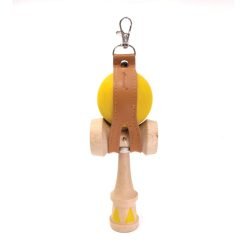 Alternative view of Japanese Dexterity Game Kendama Yellow