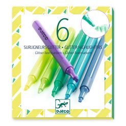 6 glitter highlighters - Mojito